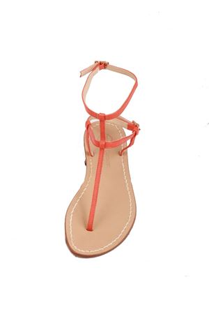 Orange flip flop capri sandals Da Costanzo | 2609ARANCIONE